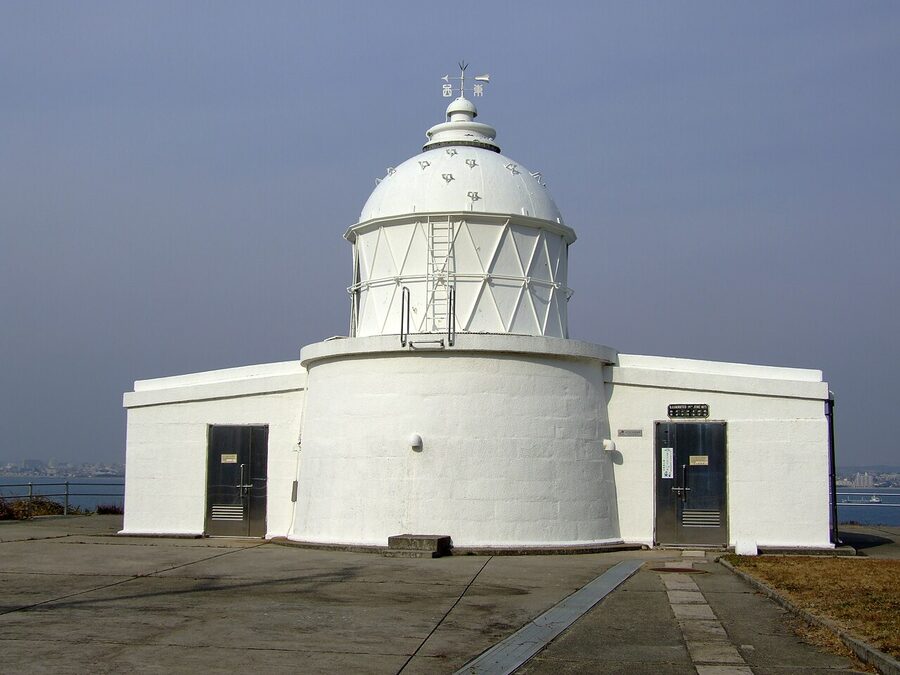 Esaki lighthouse on the northern tip of Awaji Island