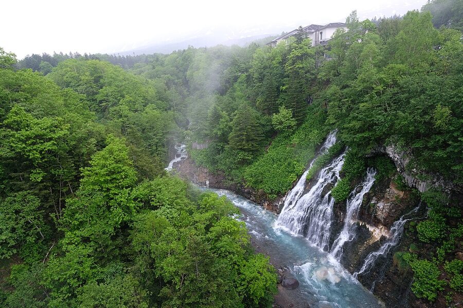 Shirahige Falls, Biei River, Hokkaido