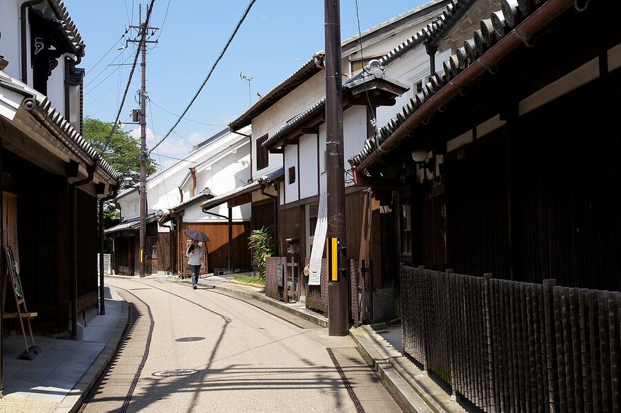 Edo-period merchant houses preserved in Gojo Shinmachi, Nara
