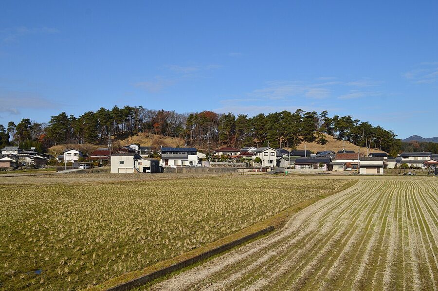 Sakuyama Kofun in Soja, the second-largest burial mound in Okayama
