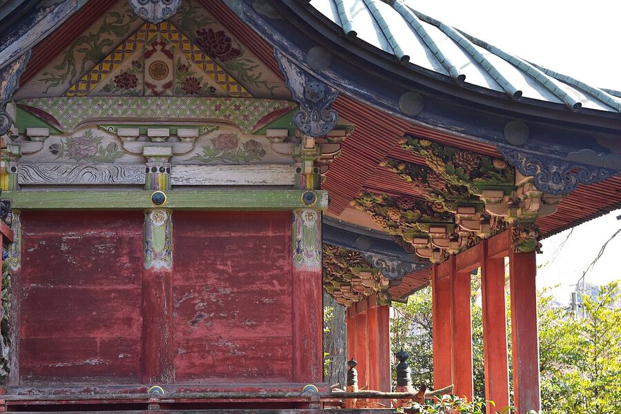 Tsukubasan Shrine at the foot of Mt Tsukuba