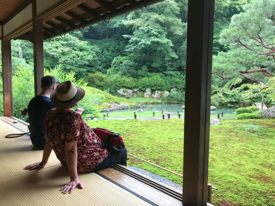 Cycle Kyoto's Hidden Gems & Gion Stroll - The Imperial Palace gives the ride scale