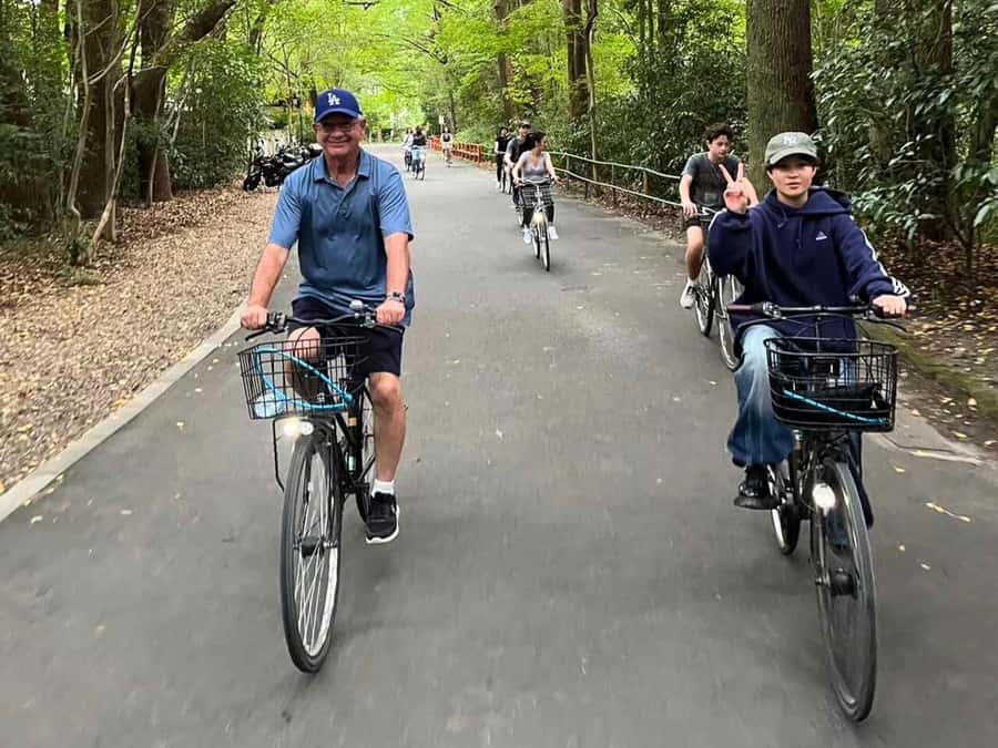 Cycle Kyoto's Hidden Gems & Gion Stroll - The river junction and the ride back