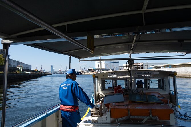 Half day Osaka Bay Area Cycling with E-Assist Bicycle Tour - The second ferry and Sensai Bridge
