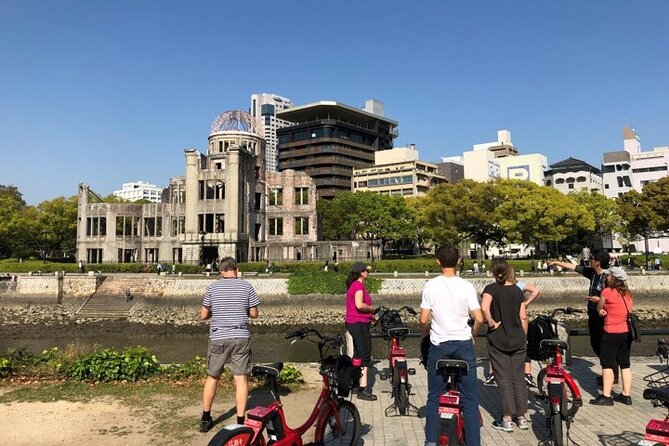 Hiroshima 3hr Peace Cycling Tour with Local Guide - Hiroshima Castle and Gokoku Shrine