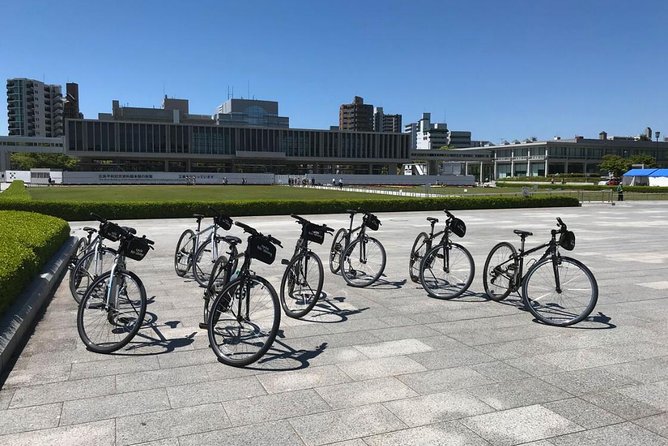 Hiroshima in a Nutshell: Morning Bike Adventure - Peace Memorial Park: a quiet beginning