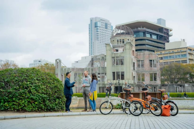 Hiroshima: Peace Cycling Tour with Local Guide - Electric bikes, pace, and comfort
