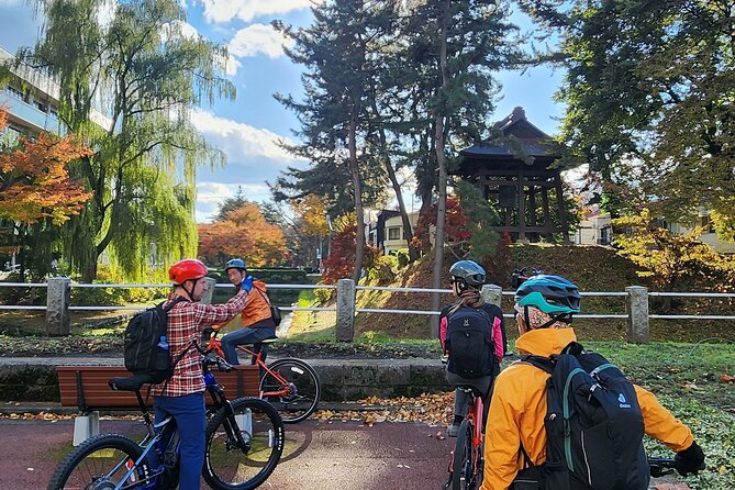 Morioka City Cycle with local guide: Temples, Treats & Townscapes - Iwate Park and the Stone Walls of Morioka Castle