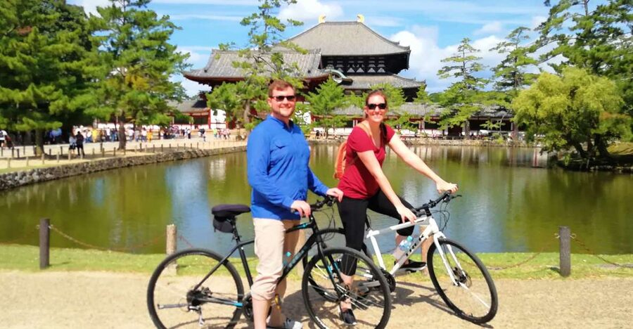 Nara: City Highlights Shared Group or Private Bike Tour - Getting to the bike base near Toichi Shougakko