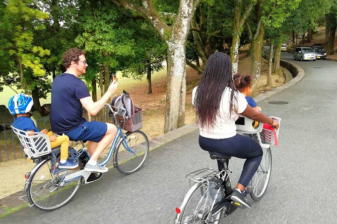 Nara - Private Family Bike Tour - A final picture at Sagi Pond