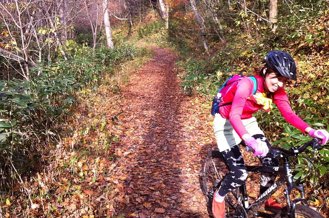 Nopporo Forest Mountain Bike Tour from Sapporo, presenting a retro Cycle cap - Choosing the right season and expectations