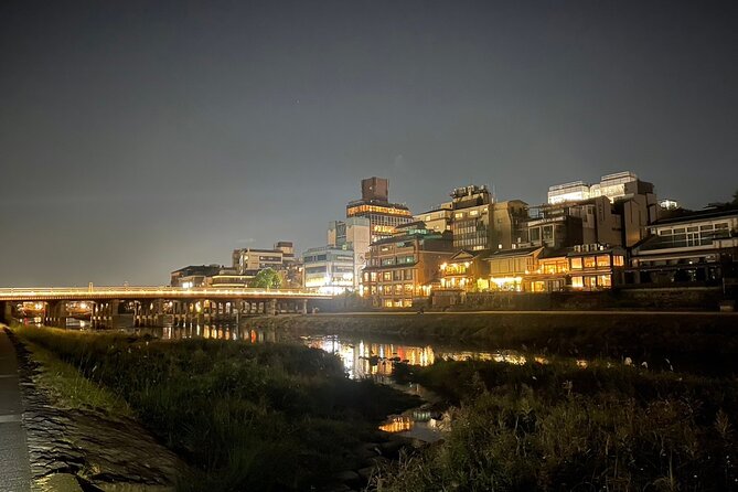 See What You Can’t See by Day — Explore Kyoto at Night by E-Bike - Shirakawa Canal and the old tea district atmosphere