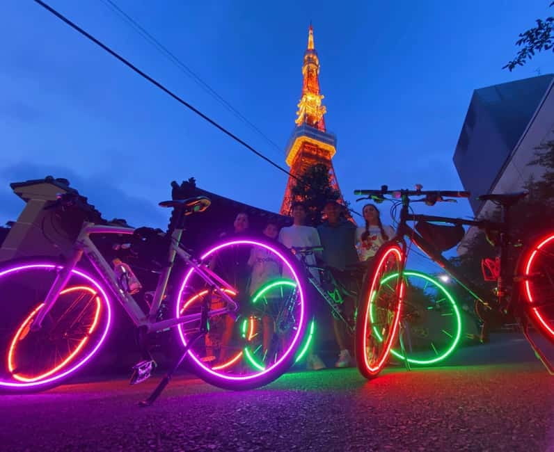 Tokyo: 2-Hour Night Bike Tour of the City's Hidden Gems - Tokyo Tower provides the big finish