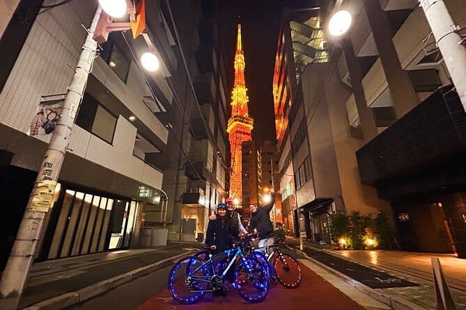 Tokyo: 2-Hour Night E-Bike Tour of the City's Hidden Gems - Aoyama Cemetery, an unexpected quiet stretch