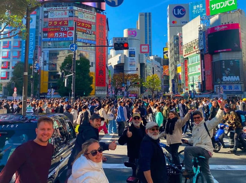 Tokyo: 3-Hour Bike or E-Bike Tour of City's Hidden Gems - Miyashita Park and the finale at Shibuya Crossing