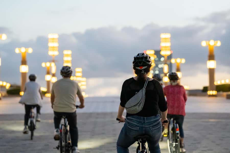 Tokyo Bay Area: Sunset Night View 3h E-bike Guided Bike Tour - The guides make the difference