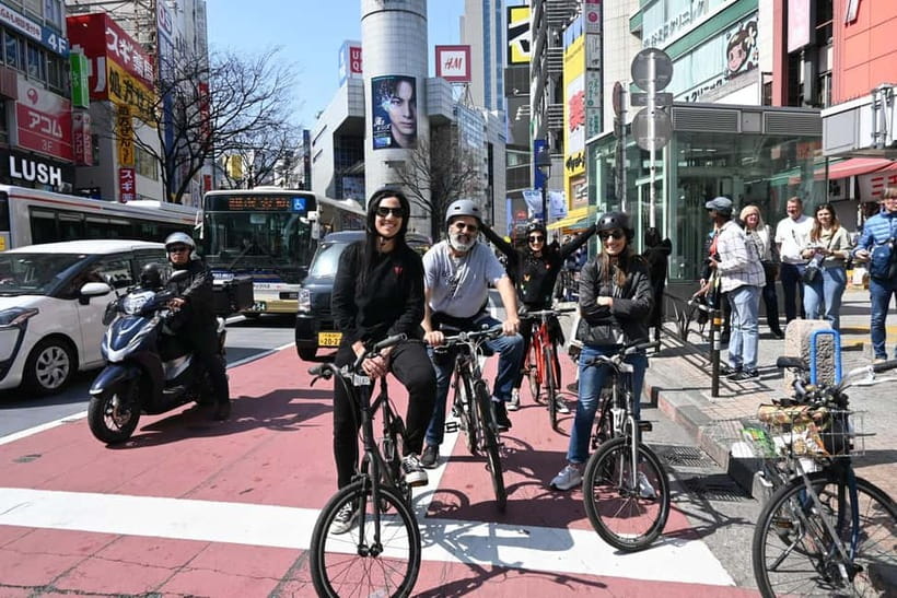 Tokyo Bike Tour: Shibuya, Harajuku & Hidden Gems - Shibuya by bike, then on foot