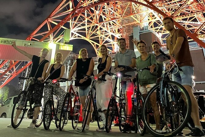 Tokyo Night Bike Tour: From Shibuya to Tokyo Tower via Roppongi - Omotesando, where Tokyo gets polished