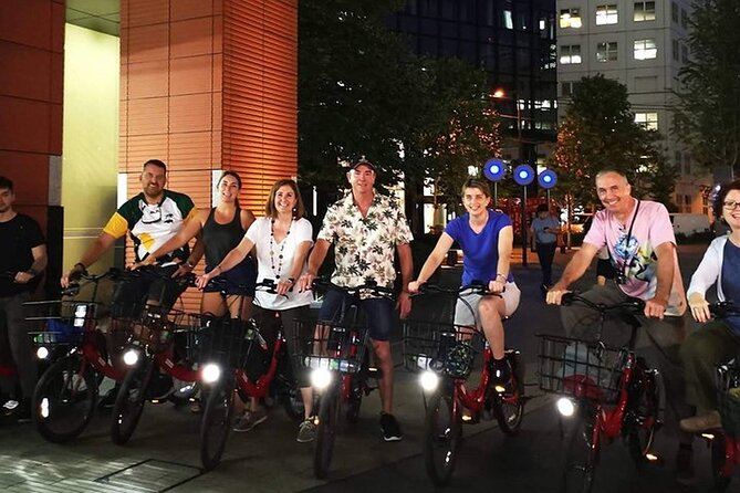 Tokyo Night E-Bike Tour with Tokyo Tower and Dolphin Show - A night ride with two very different Tokyo views