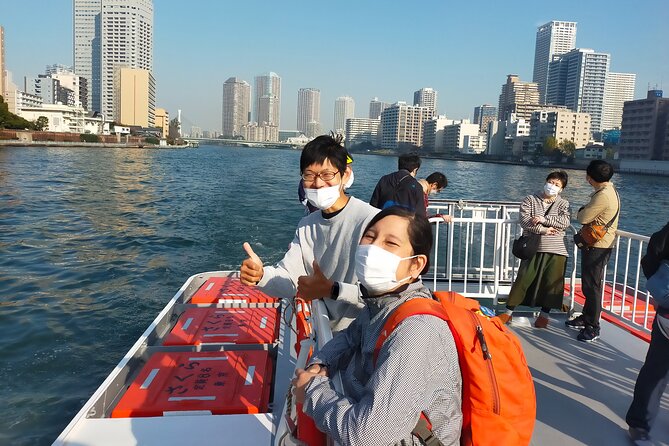 Tokyo Private Sightseeing Tour by Bike with Water Bus - Oyokogawa Water Park and Tokyo Skytree
