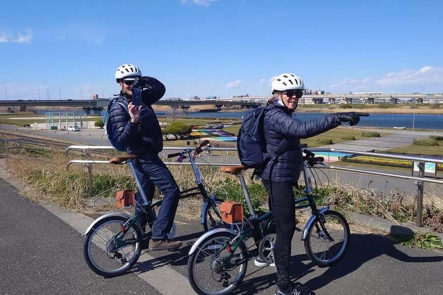 Tokyo: Super Local Private E-bike Cycling Tour from Asakusa - Riverside riding and views of Tokyo Skytree